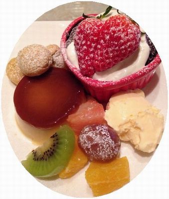バレンタイン素材円形切りぬき小